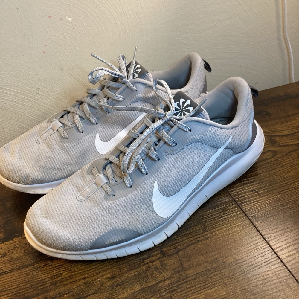Nike Flex Experience 12‎ Gray White Running Shoes Men's Size 13 DV0740-007